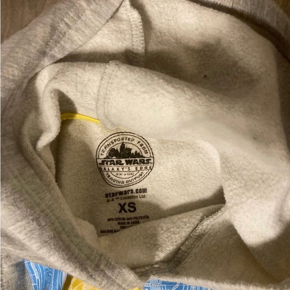 Disney Parks Star Wars Galaxy's Edge "The Droids You Are Looking For" Hoodie XS - Picture 2 of 3